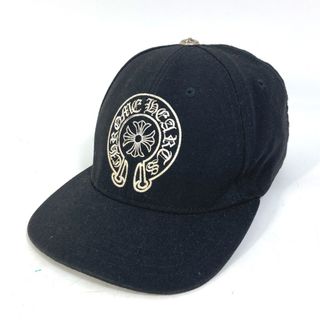 クロムハーツ(Chrome Hearts)のクロムハーツ CHROME HEARTS ホースシュー ロゴ 帽子 キャップ帽 ベースボール キャップ ウール ブラック(キャップ)