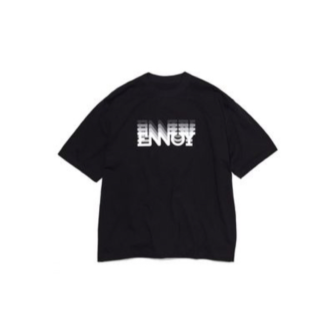 ennoy ELECTRIC LOGO GRADATION ブラック Tシャツ