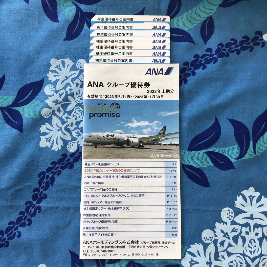 ANA(全日本空輸)(エーエヌエー(ゼンニッポンクウユ))のANA 株主優待券　7枚 チケットの優待券/割引券(その他)の商品写真