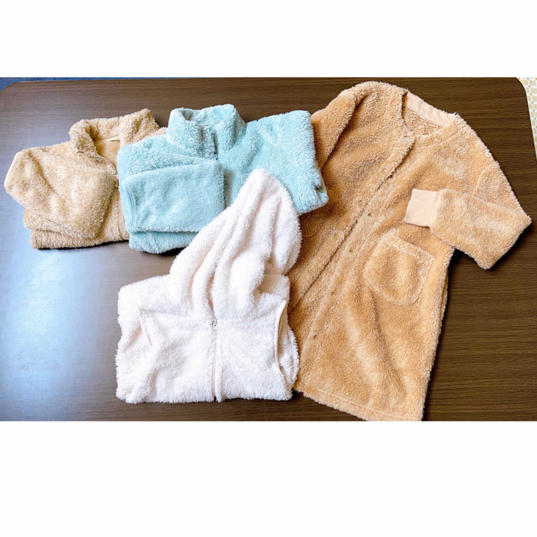 キッズフリース・女の子130㎝ 4点 キッズ/ベビー/マタニティのキッズ服女の子用(90cm~)(その他)の商品写真