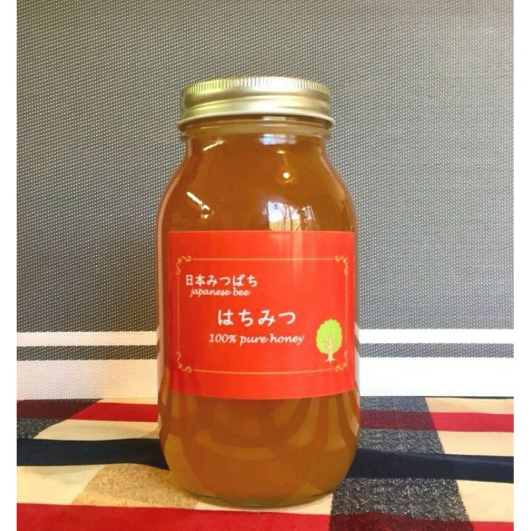 600g×4本　日本蜜蜂の蜂蜜[地蜜(山蜜)]天然100%