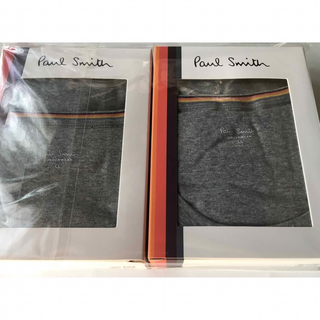 Paul Smith(ポールスミス)の【ポールスミス/Paul Smith】クルーネックインナーTシャツ・LL×2枚 メンズのトップス(Tシャツ/カットソー(半袖/袖なし))の商品写真