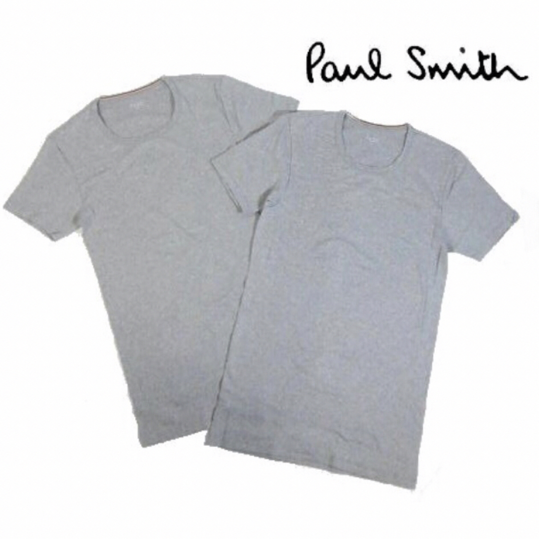 Paul Smith(ポールスミス)の【ポールスミス/Paul Smith】クルーネックインナーTシャツ・LL×2枚 メンズのトップス(Tシャツ/カットソー(半袖/袖なし))の商品写真