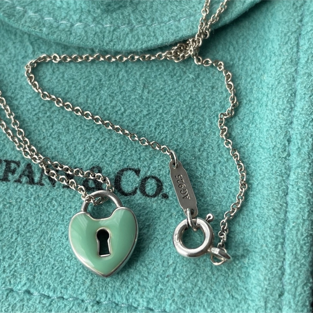 Tiffany & Co. - ティファニーエメラルドハートロック ネックレス