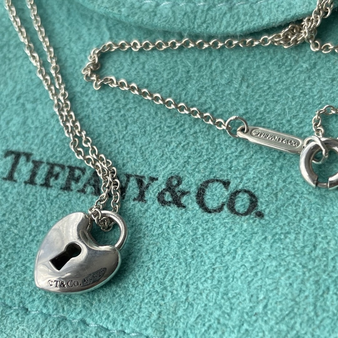 Tiffany ティファニー　ハートロック　ネックレスペンダントの刻印