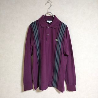 ヴァイナルアーカイブ(VAINL ARCHIVE)のVAINL ARCHIVE/LACOSTE ビューティ&ユース LS PL/ポロシャツ ポロシャツ パープル メンズ ヴァイナルアーカイブ/ラコステ【中古】3-0716M△(ポロシャツ)