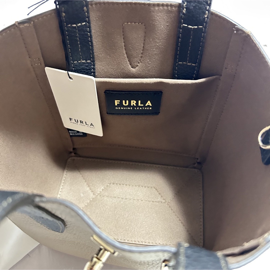 【新品】FURLA ネットミニ　新色バイカラー