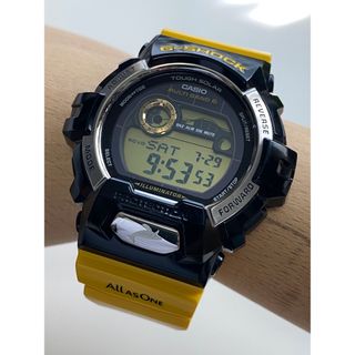 G-SHOCK/イルクジ/GWX-8901K/電波/時計/ソーラー/限定/黒×黄-