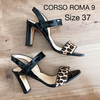 コルソローマ(CORSO ROMA 9)のCORSO ROMA 9 レオパード柄サンダル(サンダル)