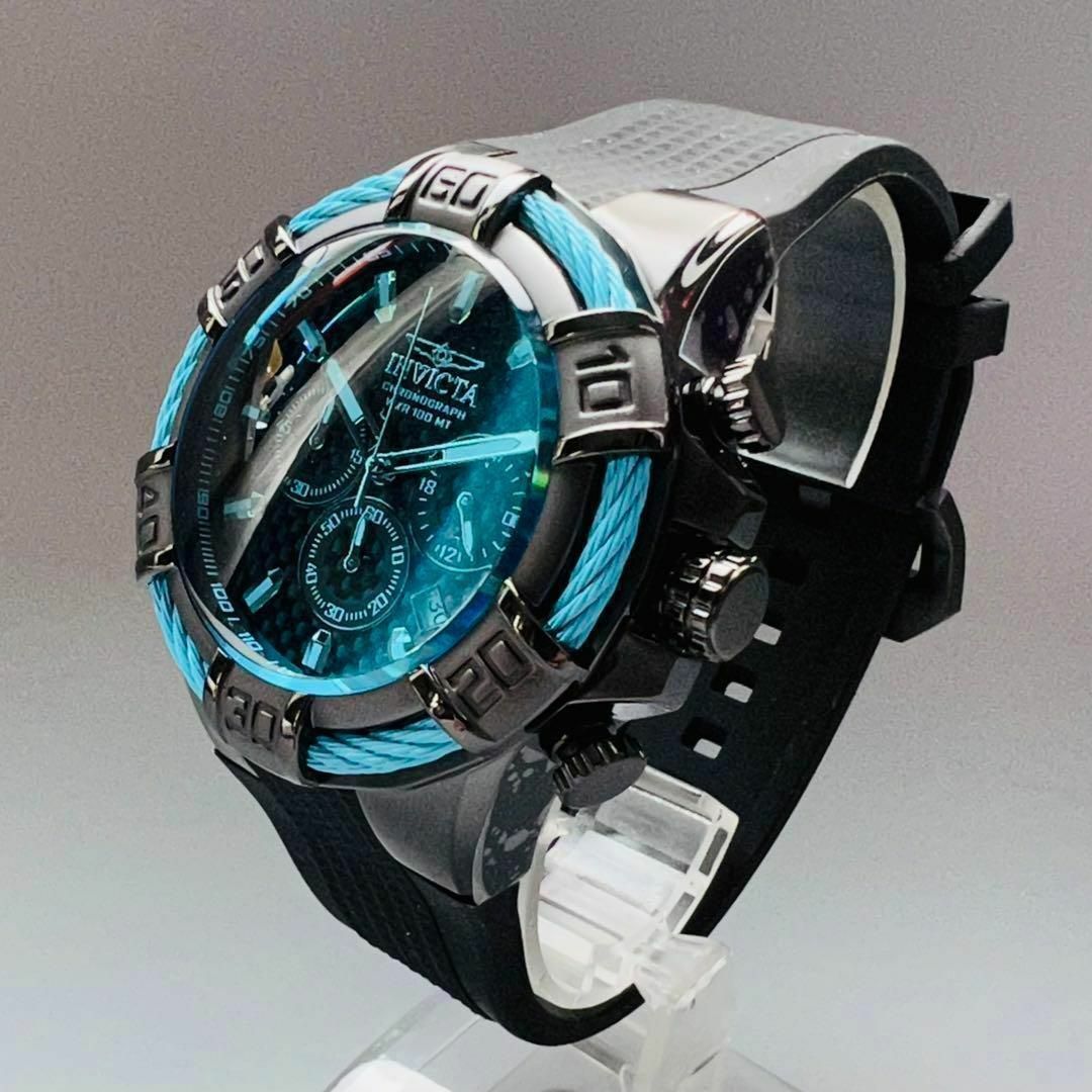 腕時計 INVICTA  インビクタ ブルー 新品 ケース付属 ボルト メンズ