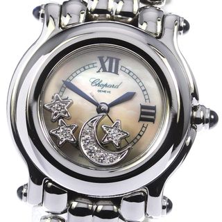 ショパール(Chopard)のショパール Chopard 8245 ハッピースポーツ ムーン&スター クォーツ レディース 良品 _760368(腕時計)