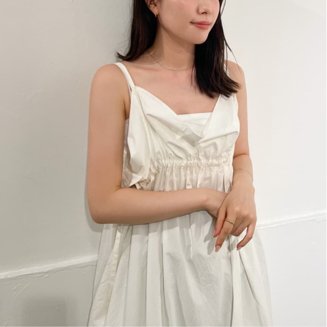 プラージュEnrica エンリカ　COTTON SILK TYPEWRITE DRESS