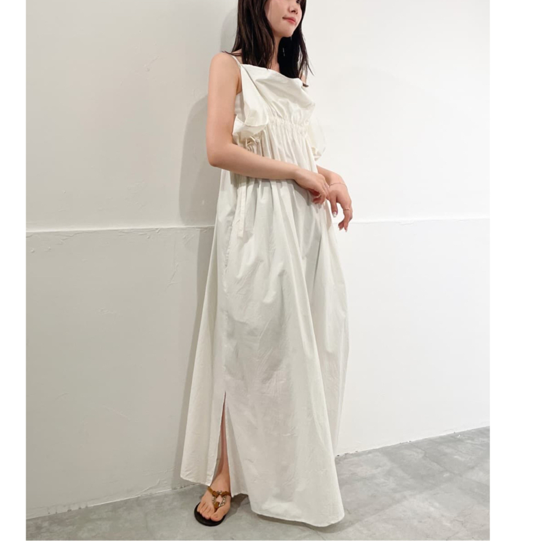 プラージュEnrica エンリカ　COTTON SILK TYPEWRITE DRESS