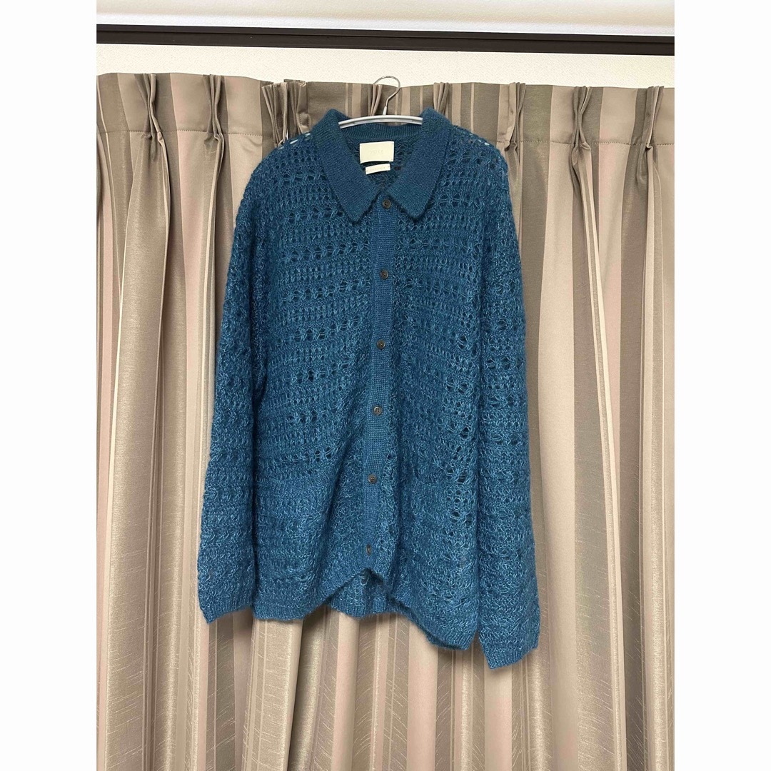 YOKE - MOHAIR SILK MESH KNIT SHIRT ヨーク YOKEの通販 by うばいつ