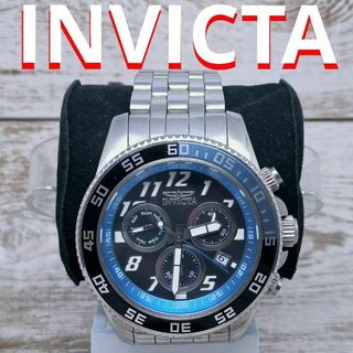 「レア」動作品　インビクタ　大きな腕時計　メンズ　INVICTA　定価5万円