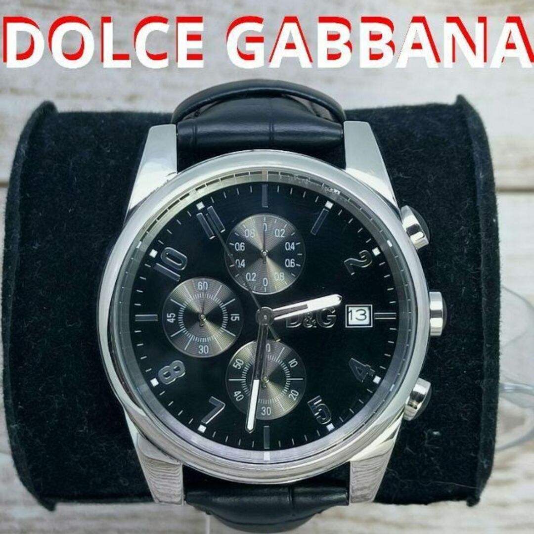 DOLCE&GABBANA - 動作品 ドルチェ＆ガッバーナ 腕時計 ドルガバレザー