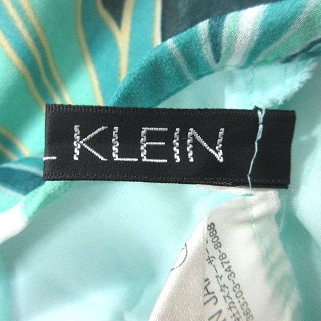 MICHEL KLEIN(ミッシェルクラン)のミッシェルクラン フレアスカート ミモレ ロング 花柄 38 緑 グリーン レディースのスカート(ひざ丈スカート)の商品写真