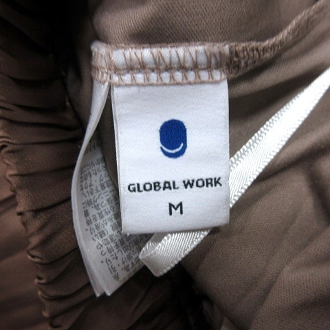 GLOBAL WORK(グローバルワーク)のグローバルワーク スカート プリーツ マキシ M 茶 ブラウン /RT ■MO レディースのスカート(ロングスカート)の商品写真