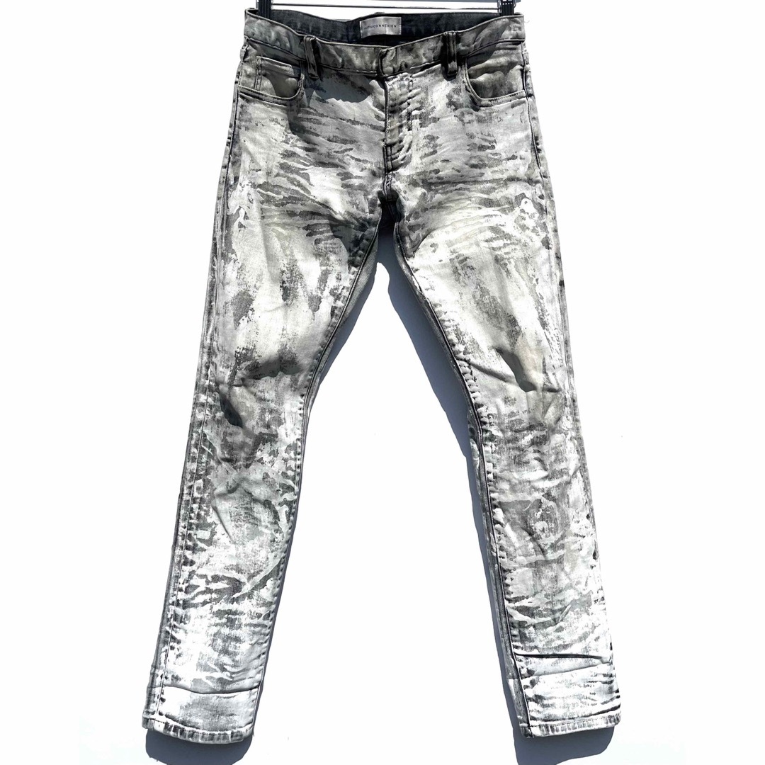 DIOR HOMME - FAITH CONNEXION ペイント加工スキニーデニム 29の通販