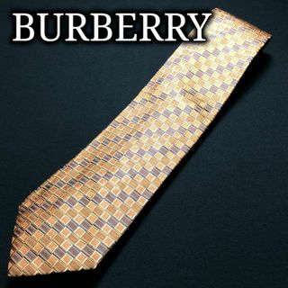 バーバリー(BURBERRY)のバーバリー チェック ブラウン ネクタイ A107-E18(ネクタイ)