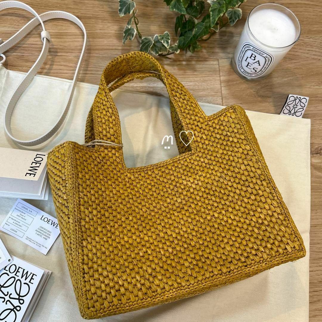 新品 今季新作 LOEWEロエベ フォントトート スモール かごバッグ