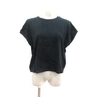 オゾック(OZOC)のOZOC Tシャツ カットソー ボートネック 半袖 38 黒 ブラック ■MO(Tシャツ(半袖/袖なし))