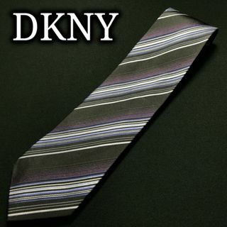 ダナキャランニューヨーク(DKNY)のDKNYダナキャラン レジメンタル パープル ネクタイ A107-E21(ネクタイ)