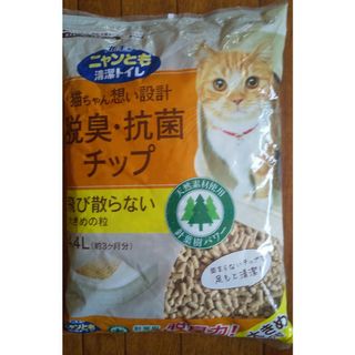 カオウ(花王)のニャンとも清潔トイレ　脱臭抗菌チップ　4.4L×1(猫)