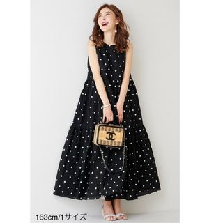OBLI - 新品未使用 OBLI【obliM】フリンジジャガードVネックワンピース