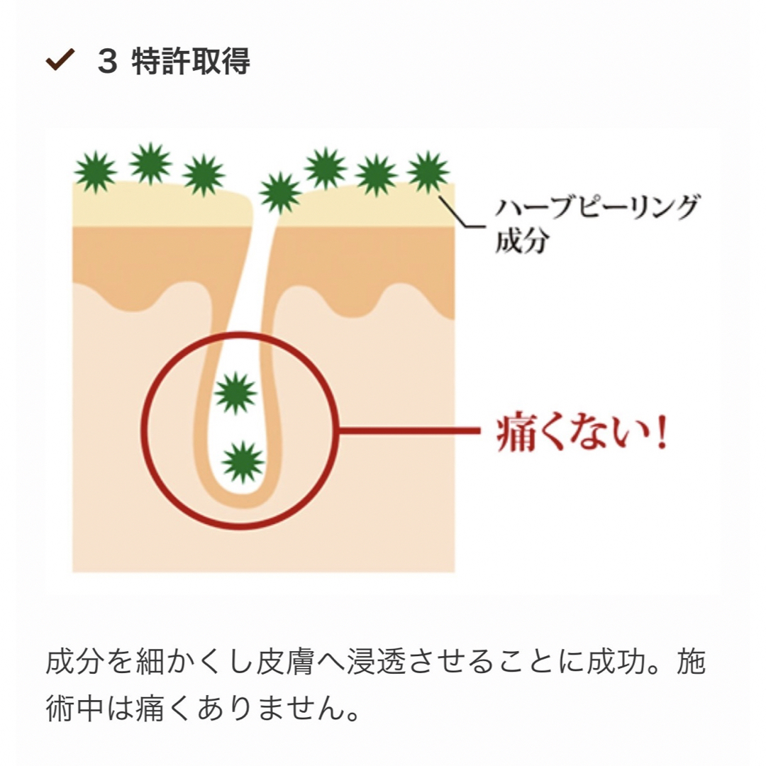 アマロスOHLハーブピーリング　セルフエステ3回分　★説明書付き