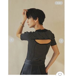 エミアトリエ(emmi atelier)のemmi atelier バックシャンニットプルオーバー　Tシャツ(カットソー(半袖/袖なし))