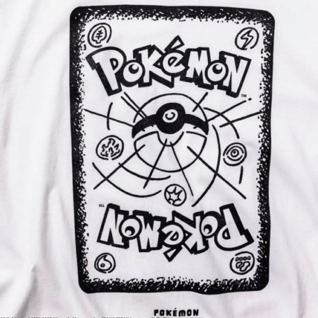 BEAMS ポケモン 長場雄 CARD Design Mサイズ Tシャツ 白　 メンズのトップス(Tシャツ/カットソー(半袖/袖なし))の商品写真