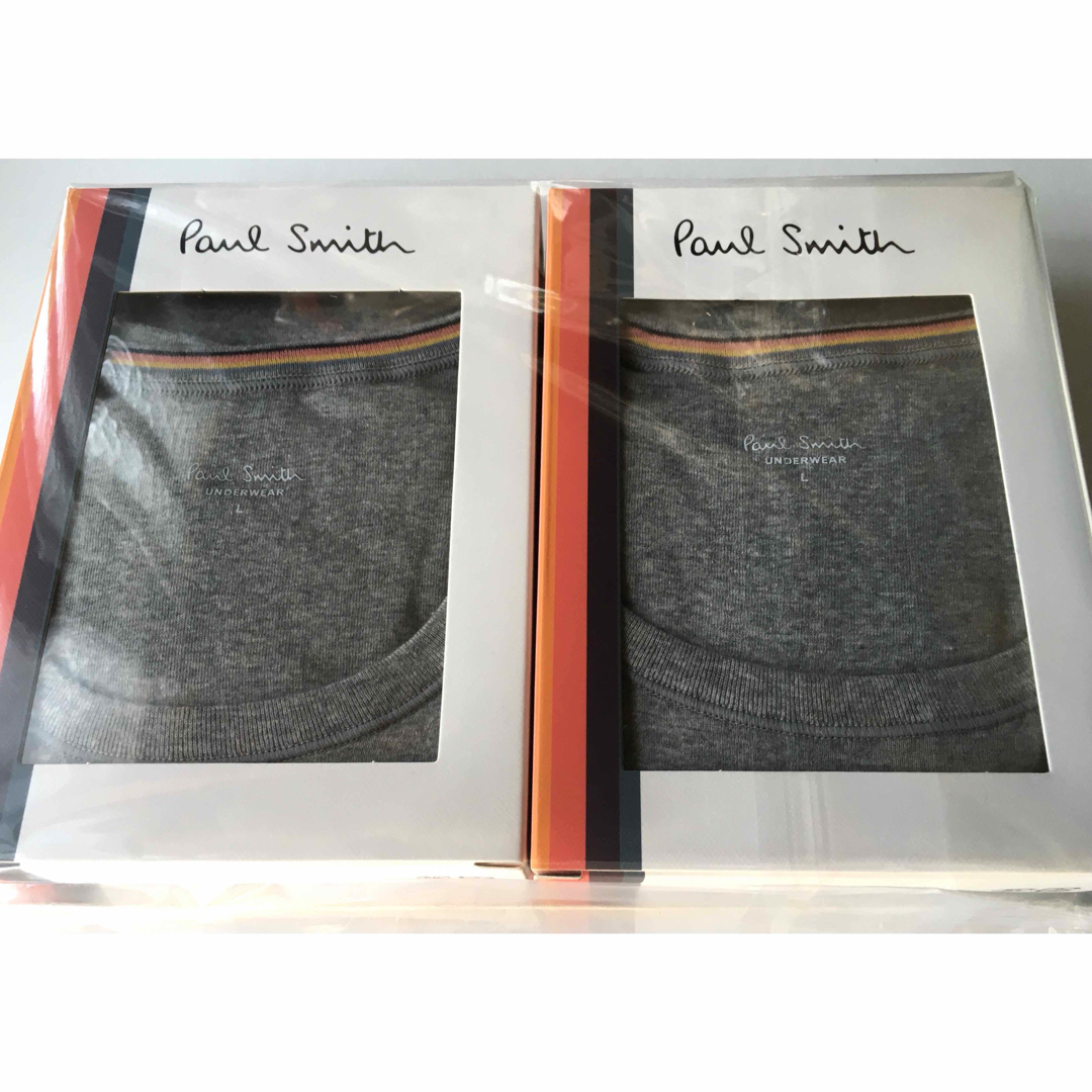 Paul Smith(ポールスミス)の【ポールスミス/Paul Smith】クルーネックインナーTシャツ・L×2枚 メンズのトップス(Tシャツ/カットソー(半袖/袖なし))の商品写真