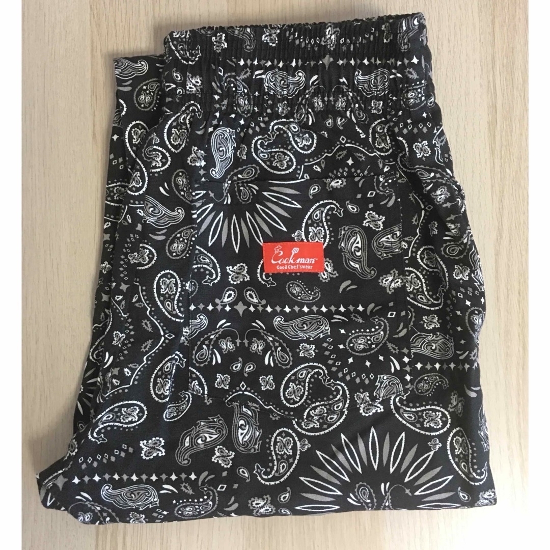 COOKMAN (クックマン) Chef Pants Paisley Black メンズのパンツ(ワークパンツ/カーゴパンツ)の商品写真