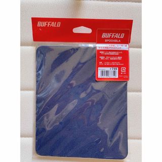 バッファロー(Buffalo)の【新品未使用】バッファロー　マウスパッド　BUFFALO BPD04BLA(PC周辺機器)