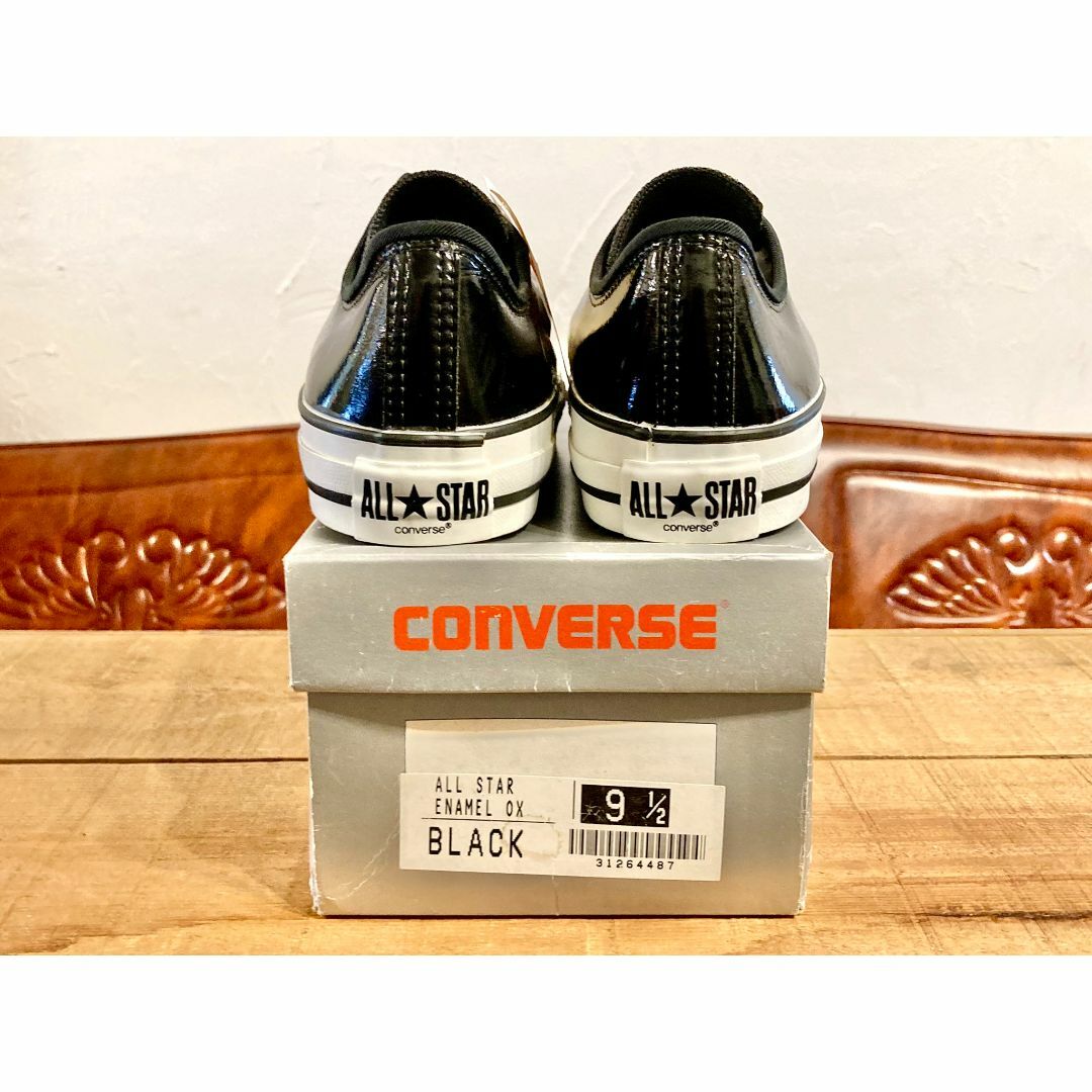 CONVERSE(コンバース)の★希少レア!コンバース オールスターエナメル 黒/白 デッド 236★ メンズの靴/シューズ(スニーカー)の商品写真