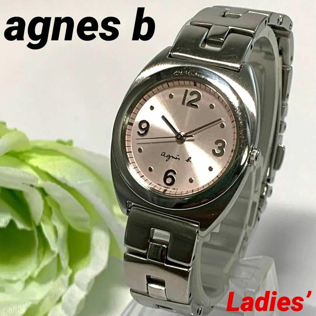 410 agnes b アニエスべー レディース 腕時計 クオーツ式 電池交換済