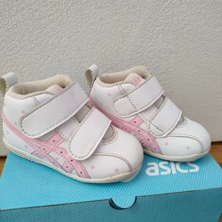 アシックス(asics)の12.5cm　アシックス　スクスク　ベビー　アミュレファースト　白ピンク　女の子(スニーカー)