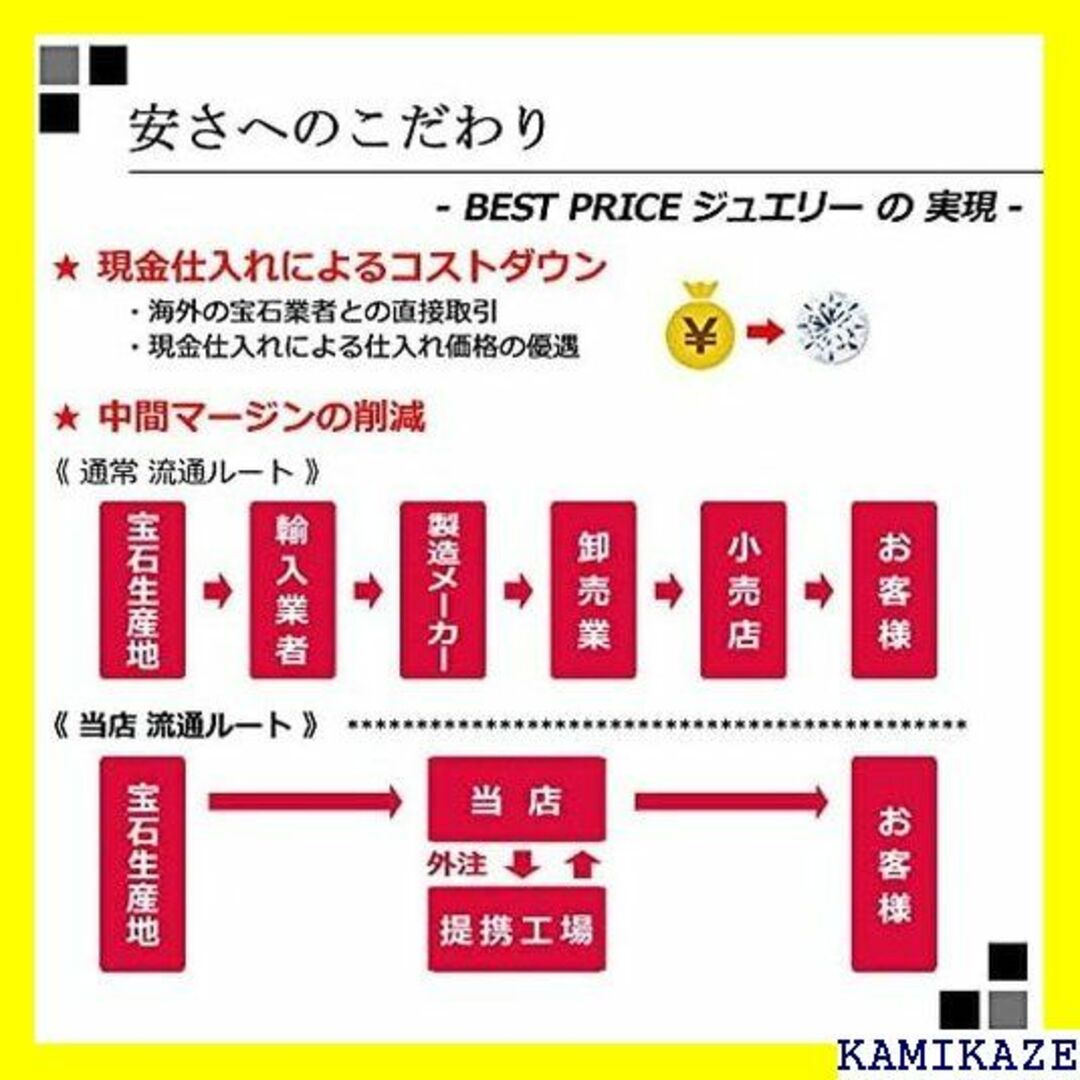 ☆ ダイヤモンドワールド レディース ジュエリー ホワイト アズキタイプ 234 レディースのレディース その他(その他)の商品写真