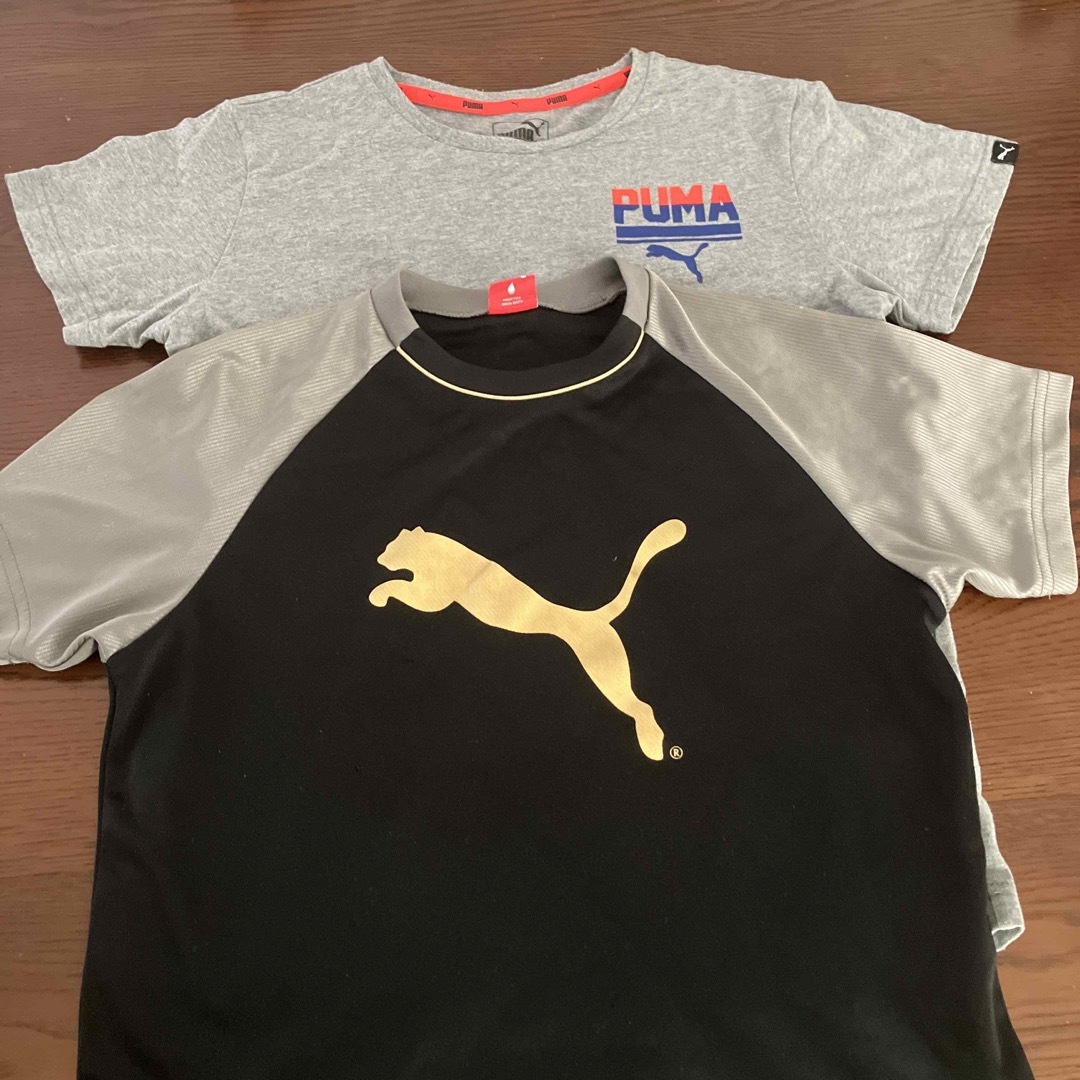 PUMA(プーマ)のプーマTシャツ2着セット　150cm キッズ/ベビー/マタニティのキッズ服男の子用(90cm~)(Tシャツ/カットソー)の商品写真