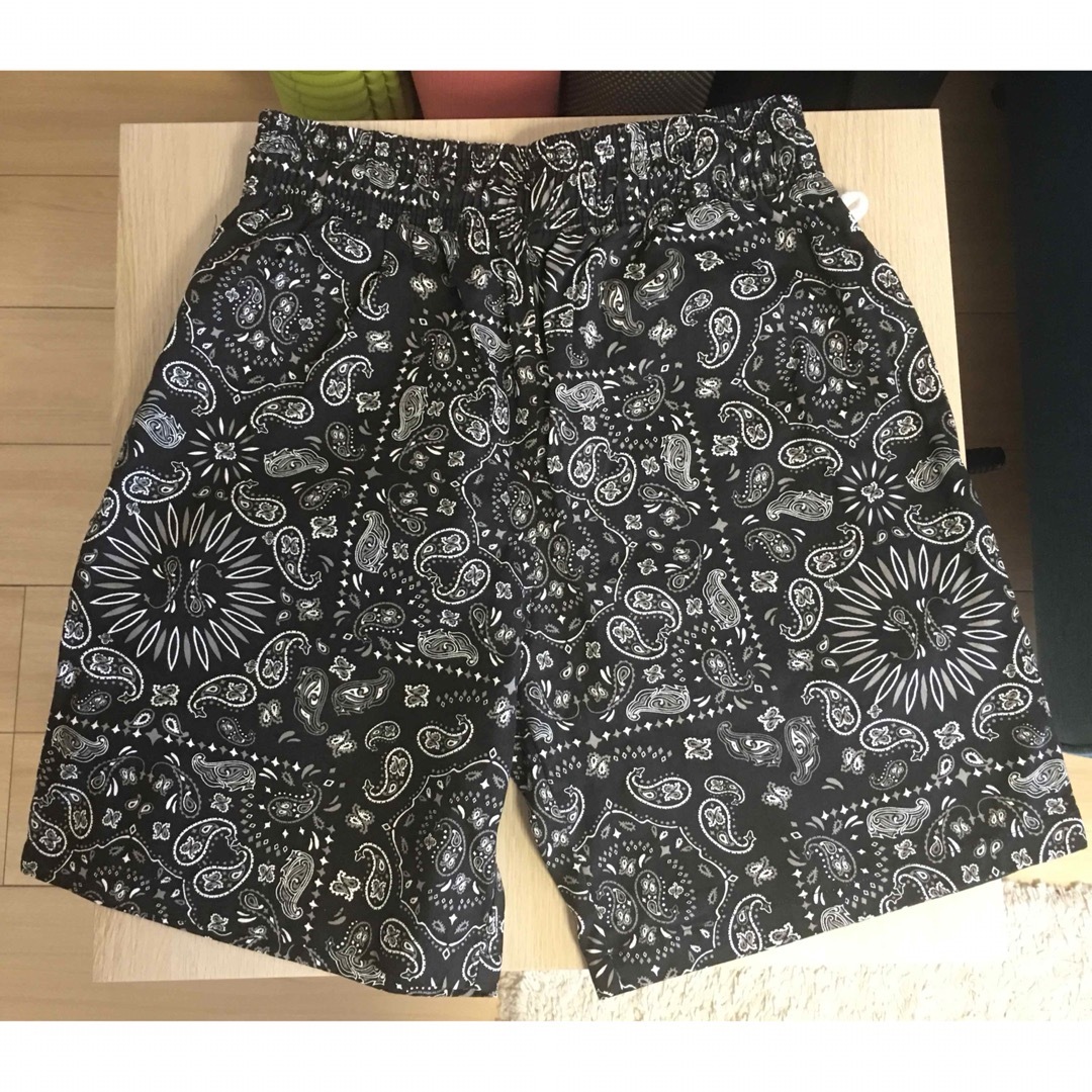 COOKMAN  Chef Short Pants Paisley Black メンズのパンツ(ショートパンツ)の商品写真