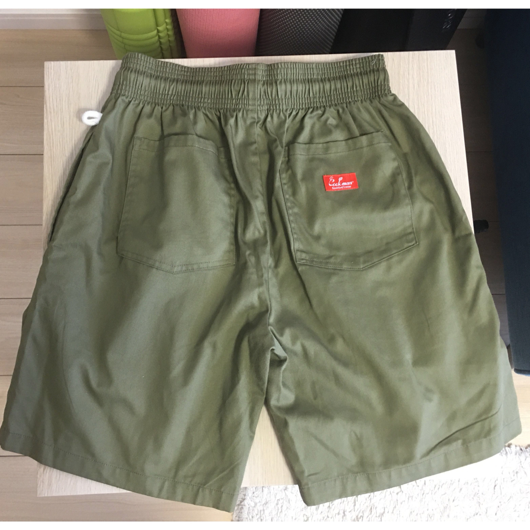 クックマン シェフショートパンツ Chef Short Pants Khaki メンズのパンツ(ショートパンツ)の商品写真