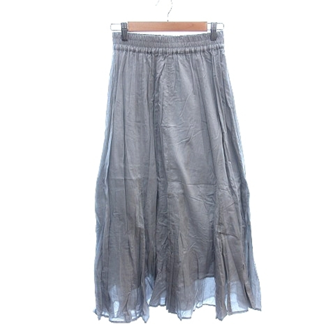 coen(コーエン)のコーエン coen ギャザースカート マキシ ロング F グレー /AU レディースのスカート(ロングスカート)の商品写真