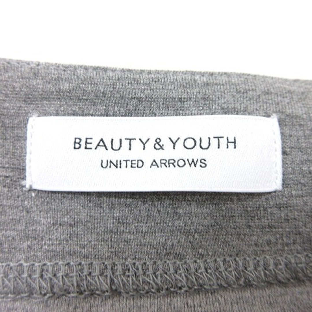 BEAUTY&YOUTH UNITED ARROWS(ビューティアンドユースユナイテッドアローズ)のユナイテッドアローズ ビューティー&ユース カットソー 七分袖 グレー レディースのトップス(その他)の商品写真