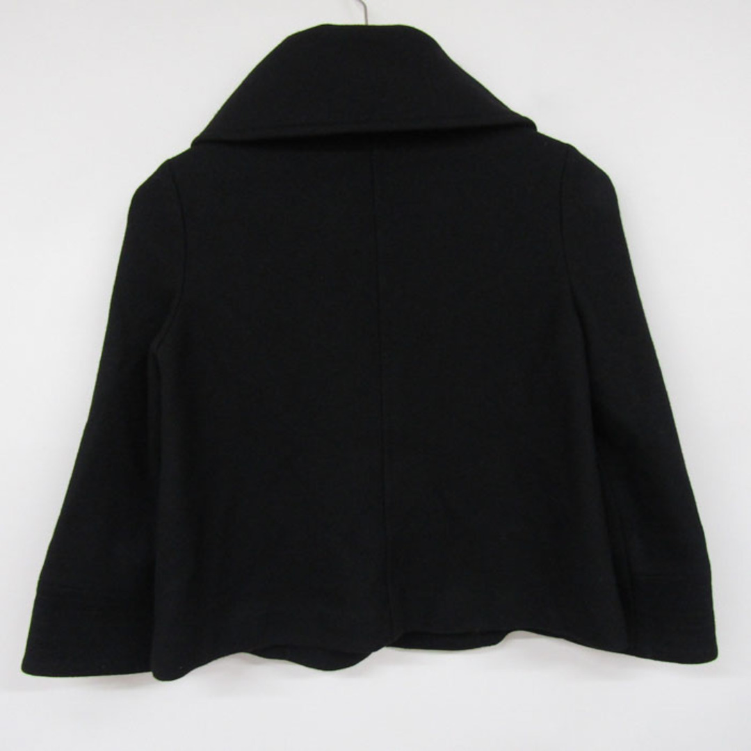 M-premier(エムプルミエ)のエムプルミエ コート 無地 ジャケット アウター ウール100% 日本製 レディース 34サイズ ブラック M-premier レディースのジャケット/アウター(その他)の商品写真