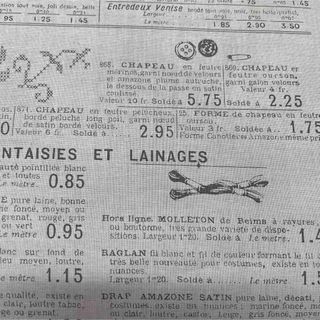 ユウワショウテン(有輪商店)のYUWA こうの早苗　仏字　グレー　110×50センチ  生地　ハギレ　日本製(生地/糸)