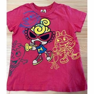 ヒステリックミニ(HYSTERIC MINI)のヒステリックミニ 120cm ピンク　Tシャツ(Tシャツ/カットソー)