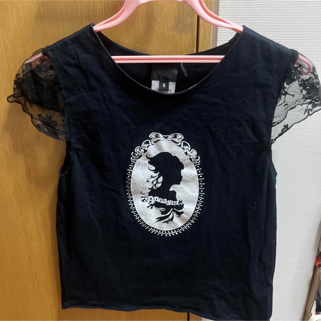 ANNA SUI(アナスイ)のアナスイフリルレース袖カットソーロココ調 レディースのトップス(シャツ/ブラウス(半袖/袖なし))の商品写真