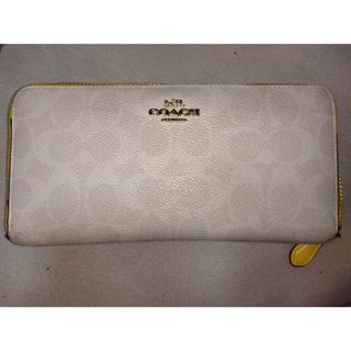 コーチ(COACH)の☆値下げ可能☆COACH☆長財布☆中古☆COACHの箱、紙袋付き☆(財布)