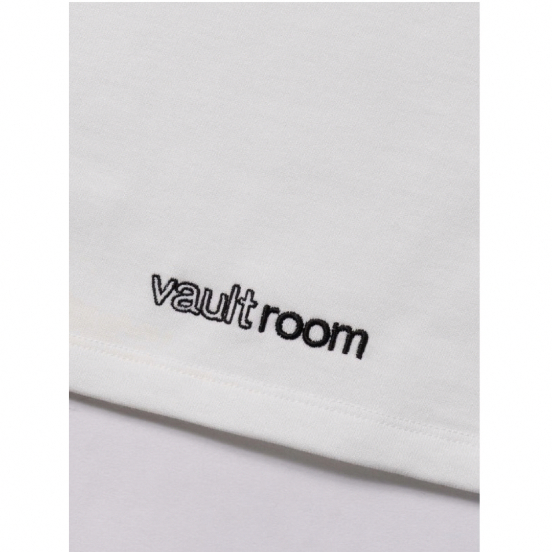 vaultroom LOGO MINI CROPPED TEE / WHT